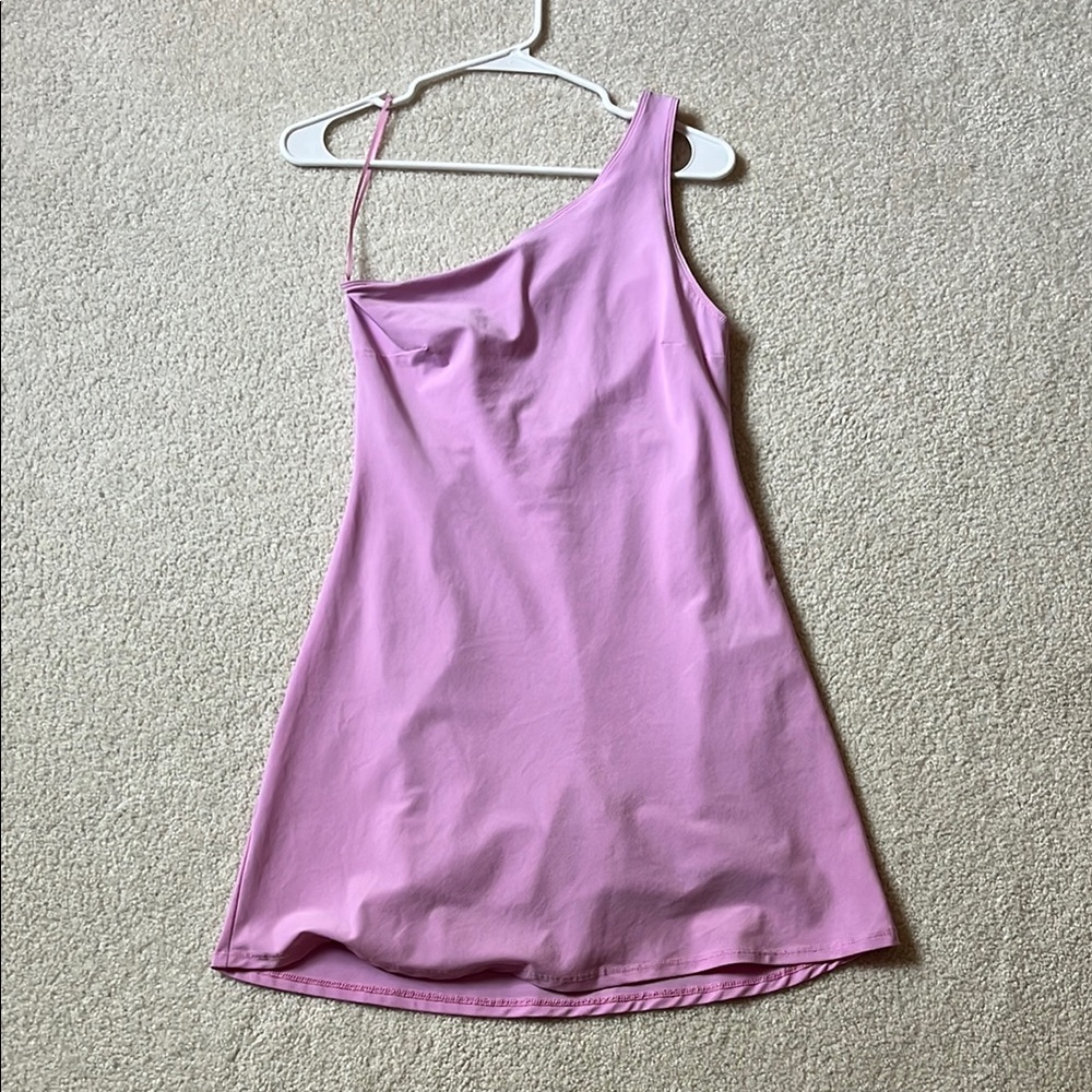 Abercrombie & Fitch One-Shoulder Pink Dress